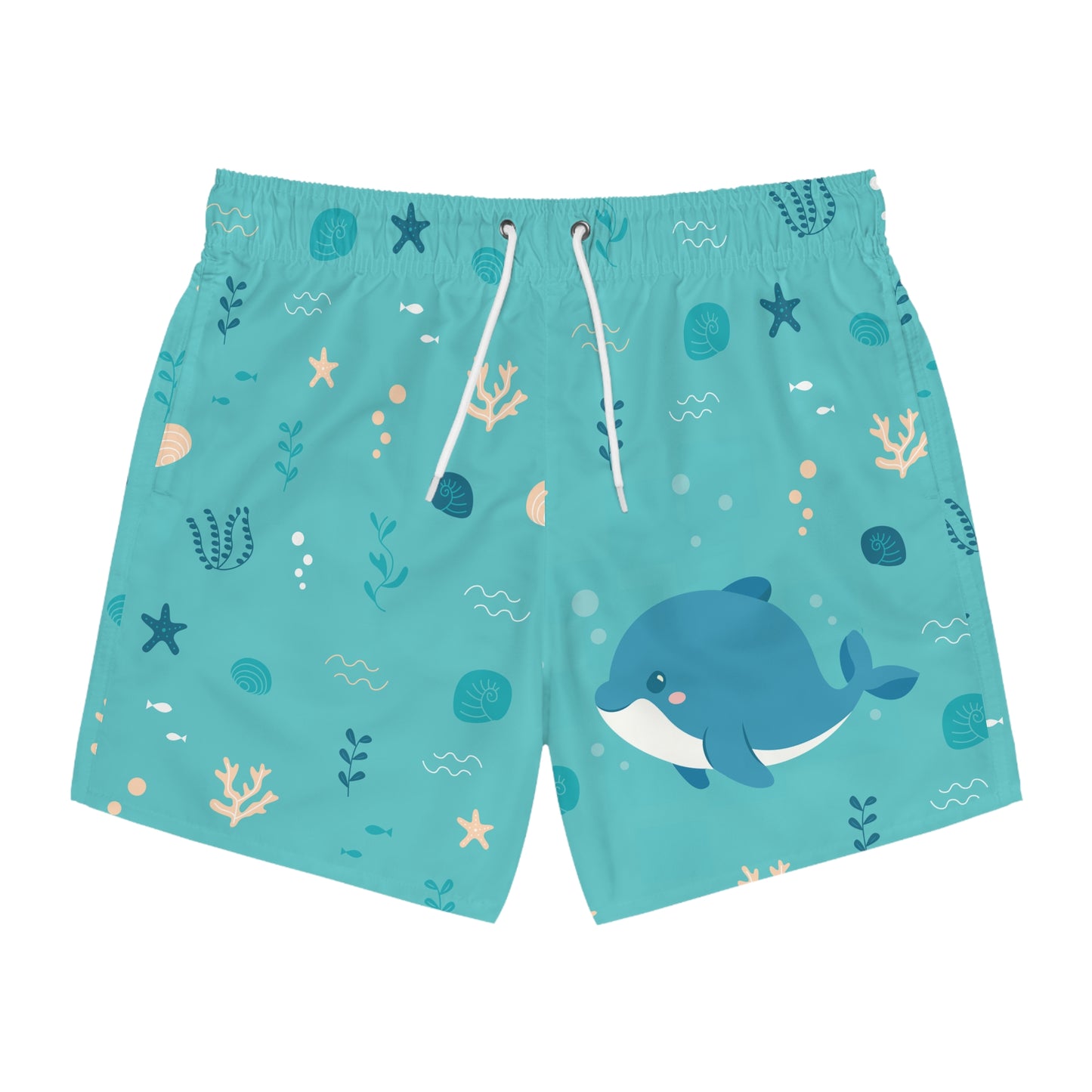 Swim Trunks Dolphin - Dad (AOP)