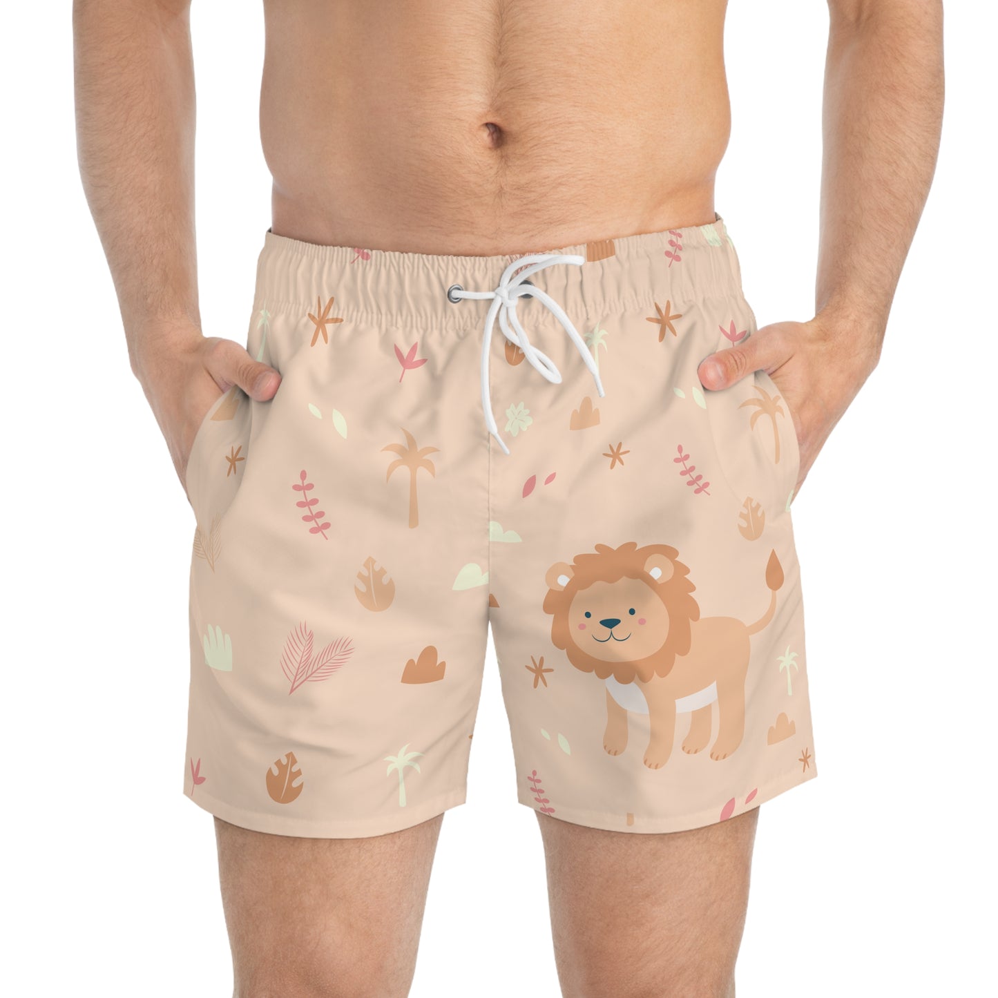 Swim Trunks Lion - Dad (AOP)