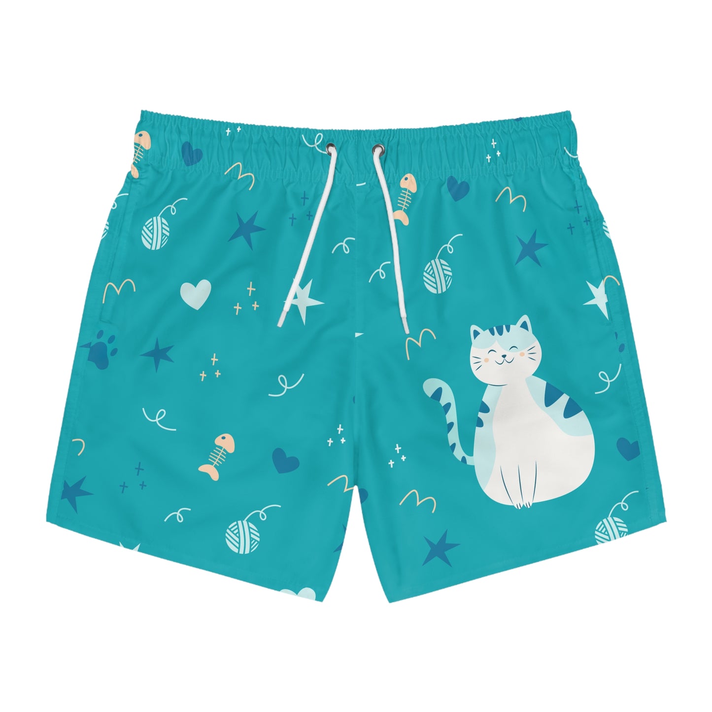 Swim Trunks Cat - Dad (AOP)