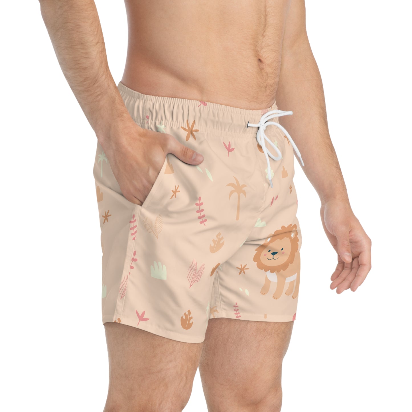 Swim Trunks Lion - Dad (AOP)